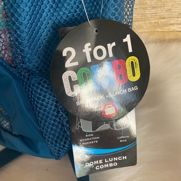 Fuel Lunch Bag & Backpack Bag Combo Floral School New - Picture 3 of 8